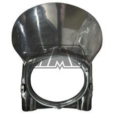 Frontal porta farol / carenagem MACAL EC 50 ENDURO / JUNIOR / TT / preto - HP